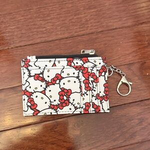 Hello Kitty Red and White Wallet